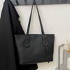 Bolsa Casual Versátil de Grande Capacidade para Mulheres 2024 Nova Moda Bolsa de Ombro Textura de Alta Qualidade Classe Bolsa Tote para Trabalho