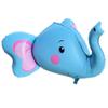 Novo balão de ar externo estéreo de cabeça de elefante 3D, formato de elefante, filme de alumínio, multicolorido, autovedante, atacado