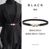Cinturón para Abrigo de Mujer 2024 Nuevo Cinturón Delgado Hebilla Elástica Sello de Cintura Estilo Coreano de Alta Calidad Artefacto Decorativo para Ceñir la Cintura