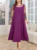 Coleção especial de liquidação: Vestidos e robes longos femininos transfronteiriços, soltos, modeladores, elegantes, plus size