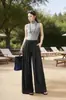 Pantalones Plisados Moda Casual Pantalones de Pierna Ancha Pantalones Largos Fluidos Artísticos Textura Plisada Pantalones Adelgazantes de Largo hasta el Suelo Pantalones Adelgazantes Personalizados para Mujer