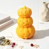 Velas perfumadas de abóbora e fantasma feitas sob medida para o Halloween, uma decoração criativa para a casa na temporada de festas e um presente de Halloween