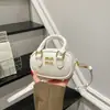Estilo Novo de Inverno 2025 Casual Personalizado Bolsa Almofada Tendência da Moda Simples Feminina Textura Bolsa de Ombro Único Transversal