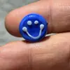 Comercio Exterior Transfronterizo Corazón de Vidrio Hecho a Mano Cara Sonriente Redonda Joyería Hecha a Mano para Bricolaje Cuentas Sueltas Pulsera con Cuentas Accesorios para Collares