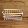 Estante de Almacenamiento Metálico Adhesivo Sin Taladro, Sin Rastro, Cesta de Almacenamiento de Alambre Montada en Pared para Baño, Inodoro y Cocina