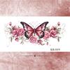 Pegatinas de Tatuaje de Mariposa Coloridas para Mujeres, Impermeables, de Larga Duración, Sexy, Muslo, Pecho, Gama Alta, Cubriendo Cicatrices, Cintura