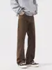 Maple House Moda Masculina / 2026 Primavera/Outono Novos Jeans Americanos High Street Slim-Fit Afunilados Versáteis Tendência Calças Compridas
