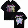 Kpop Demon Slayer Merch de Fans Mira Rumi Zoey Huntrix Camiseta Verano Camiseta Gráfica