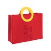 Libro Rojo Pequeño Mismo Festival de Otoño Bolsa de Fieltro Portátil Bolsa de Regalo para Pastel de Luna Bolsa de Publicidad para Empresa Bolsa de Caja de Regalo de Pastel de Luna de Fieltro