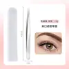 Pinzas de Acero Inoxidable para Extensiones de Pestañas, Aplicador de Pestañas Postizas, Rizador de Pestañas, Pinza Dorada con Forma de Pluma, Fabricante de Belleza al por Mayor
