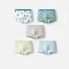 Balabala Ropa Interior de Algodón para Niños Tipo a Calzoncillos Boxer para Niños Pequeños y Niños Mayores Calzoncillos Boxer para Niñas Paquete de Cinco
