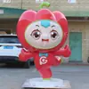 Escultura IP luminosa de PRFV personalizada mascote de grande empresa figura de desenho animado fábrica de origem instalação no local