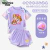 Nuevo y Elegante Traje de Baño Infantil Patrulla Canina para Niñas, Traje de Baño de Dos Piezas con Protección Solar de Secado Rápido para Niños Pequeños