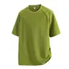 Camiseta de Gola Redonda, Manga Curta, Secagem Rápida, Respirável, Estilo Montanha, Perfurada a Laser para Uso ao Ar Livre, Seda de Gelo