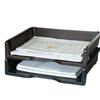 Cesta de Armazenamento de Papel A4 Importada do Japão INOMATA Estante de Armazenamento de Arquivos Empilhável Caixa de Armazenamento de Arquivos para Desktop