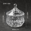 Tigela de cristal para desmagnetização Tigela de vidro purificado com sal imperial Shou Cascalho de desmagnetização de cristal branco Recipiente de pedra de fragrância expansível Caixa de armazenamento de joias