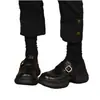 Hebilla de Cinturón Pequeña de 6 cm Punta Redonda Cómodos Zapatos Pequeños de Cuero de Suela Gruesa Estilo Retro Diarios de Boca Profunda Versátiles Zapatos Casuales