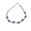 Pulsera nueva de invierno 2023 de plata S925 chapada en platino con incrustaciones de piedra de luna azul JB7282-39 4mm * 7