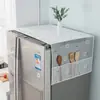 Nueva Cubierta para Refrigerador, Tela Cubierta para Refrigerador Doméstico, Cubierta de Tela para Almacenamiento y Organización, Toalla Impermeable y a Prueba de Aceite, Peva