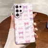 Funda protectora ultradelgada estilo coreano de chica dulce con macarrón y lazo de perla para S24FE, funda para teléfono Galaxy S26