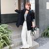 Blazer de Patchwork Casual de Calidad Mejorada, Versátil, Cómodo, Amigable con la Piel, Reductor de Edad, Nuevo para Primavera y Otoño 2025, Moderno