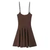 Vestido Mini de Moda Elegante Sexy con Falda Amplia Estilo Europeo y Americano Transfronterizo 2026 para Mujer 3641389