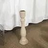 Candelabro de madera retro pequeño tjj vela Corea del Sur ins decoración de escritorio hogar base de vela de tronco foto