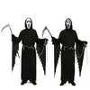 Disfraces de Rendimiento de Halloween 'El Grito' Europeos y Americanos para Niños y Adultos, Juego de Rol Escénico para Fiestas, Accesorios de Zombi de Terror