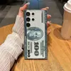 Los billetes de dólar estadounidense son adecuados para la funda de teléfono móvil Samsung A73 Transfronteriza Note20 Samsung Galaxy S25 Transparente A70