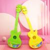 Juguetes de guitarra para niños pueden sonar y tocar instrumentos musicales juguetes de educación temprana guitarra de plástico suministro de puesto de 2 yuanes