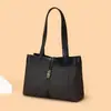 Bolsa Tote Grande Capacidade Transfronteiriça Feminina para o Trabalho Bolsa Feminina Color Blocking Fashionável Bolsa Simples Versátil Bolsa de Ombro Único Feminina
