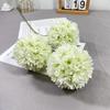 Simulación de 3 Hortensias Romanas Bola de Cebollín Boda Camino Guía Hortensia Flor de Mesa Arreglo de Escenario Accesorios de Fotografía de Boda