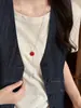Collar de Flor de Dopamina de Verano Desplegable para Mujer, Cadena para Clavícula con Diseño Ins Estilo Coreano, Accesorio Largo Versátil y Elegante