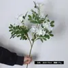 Flores de Gardenia Artificiales para Mesa de Comedor de Sala de Estar, Flores de Seda, Arreglos Florales de Plástico Falso de Seda, Arte Floral Decorativo, Arreglos de Flores Secas, Venta al por Mayor