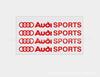 Adecuado para pegatinas de coche modificadas Audi, decoración de manija de puerta de coche, pegatinas reflectantes deportivas para coche, pegatinas para manija de puerta