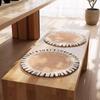Cojín de Felpa Grueso de Otoño e Invierno Cojín para Silla de Restaurante Cojín Especial para Sedentarios Cojín para Asiento de Taburete Cojín Vintage para Cuatro Estaciones