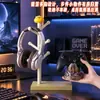 Porta-objetos fofo em formato de galinha com bolinhas, organizador de controles de videogame, organizador de mesa, peça decorativa criativa e solução de armazenamento