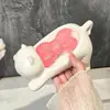 2026 Nuevo Modelo Jabonera Drenante para Gatos, Jabonera Linda y Creativa para Almacenamiento en el Hogar, Estante de Baño, Práctico y Útil