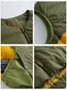 Chaleco de Plumas de Invierno Black Fleet Chaqueta de Plumas de Pato Blanco Chaleco de Plumas Patchwork Retro Color Block Unisex
