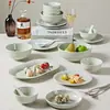 Celadón de Color Bajo Esmalte Estilo Chino 2026 Nuevo Set de Cuenco y Plato de Cerámica de Alto Valor, Set de Vajilla para Cuenco de Arroz, Set de Cuencos y Platos
