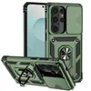 A Capa de Celular Mais Vendida da Amazon é Adequada para Capa de Celular Samsung S25, Capa Protetora de Celular Anti-Queda com Janela Deslizante Sergeant
