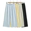 Pantalones de Verano Fluidos con Protección Solar, de Cintura Alta con Cintura Elástica, Versátiles, Adelgazantes, Pantalones de Pierna Ancha Rectos Sueltos, Pantalones Casuales Largos hasta el Suelo