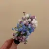 Grampo de Pato Estilo Liu Yifei com Mosquitinho 2025 Novo Grampo de Flor Artificial Acessórios de Cabelo para Foto de Noiva