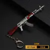 Come pollo paz Jedi armas de élite M416 modelo de arma de aleación alrededor de 98K juguete colgante llavero