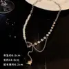 Design de Nicho Luxo Acessível Colar com Textura Moda Elegante Corrente para Clavícula com Zircônia Tendência Ins Coreana Roupa de Trabalho Versátil Colar