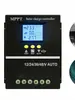 Controlador Solar Regulador de Panel Fotovoltaico Controlador Protege Batería Con Retroiluminación MPPT Sobrecorriente