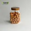 Botella de Envasado de Alimentos de Plástico de 420 ml Calibre 65 Bote para Galletas de Nueces Botella para Snacks Bote para Dulces Botella para Semillas de Melón de Diámetro Grande