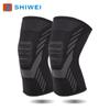 Shiwei cross-border quatro lados elástico tridimensional tridimensional joelhos de nylon atacado corrida silicone joelheiras geração de pontos