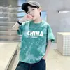Camiseta de Manga Corta para Niños 2026 Verano Nuevo Estilo Camisetas Finas para Niños Ropa Casual Simple de Algodón Puro para Niños Grandes
