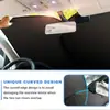 Tecido prateado bloqueador solar de carro bloco frontal bloco janela lateral fita prateada bloqueador solar SUV bloco janela lateral bloco quadrado Toldo